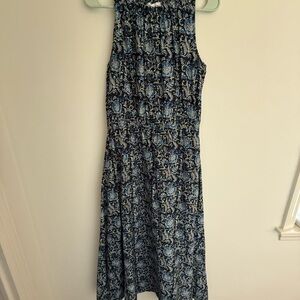 Apiece Apart Black and Blue Maxi Dress